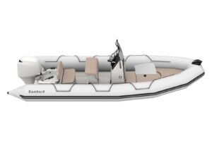 Bombard Sunrider 650 Strongan nafukovací člun světle šedý / Pebble s přísl. - Obrázek 2