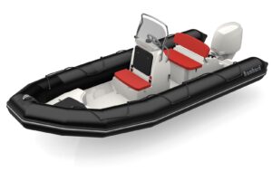 Bombard Sunrider 550 Strongan nafukovací člun černý / fire - Obrázek 5