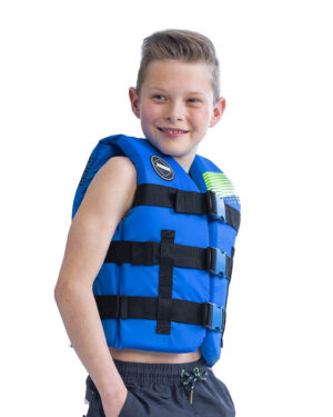 JOBE NYLON LIFE VEST KIDS BLUE plovací vesta 30-40 kg - Obrázek 3
