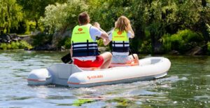 Kanoe Kolibri KM-390 CA šedý, Air-deck podlaha - Obrázek 6