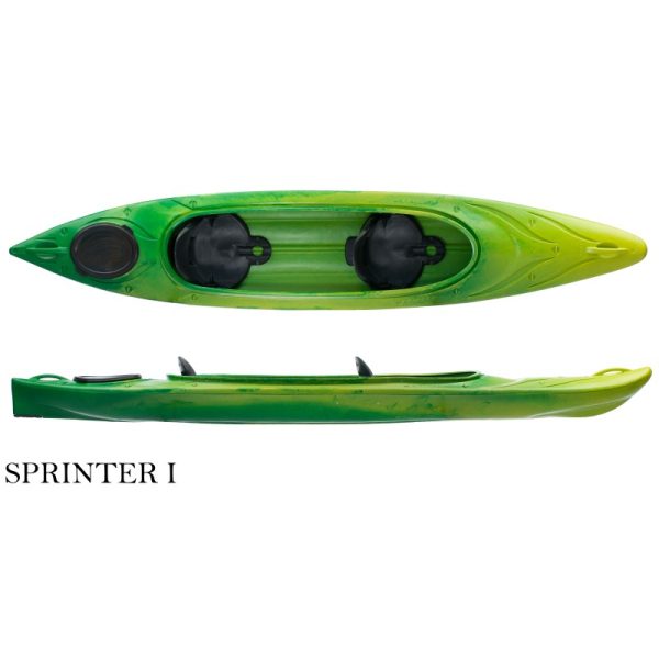 ROTEKO SPRINTER I ECOline turistický plastový kajak / kanoe dvojmiestny