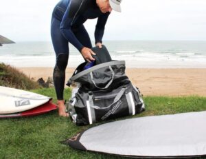 OVER BOARD Pro-Sports vodotěsná taška 40L- modrá - Obrázek 6