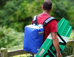 OVER BOARD Pro-Sports vodotěsná taška 40L- modrá - Obrázek 7