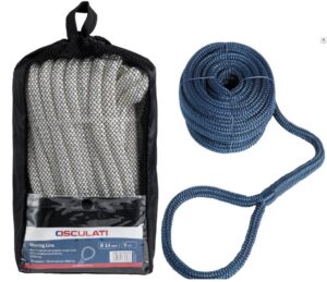 OSCULATI - Vyvazovací lano - 10 mm x 6m, modré - Obrázek 1