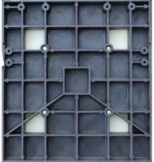 Polstrované skládací sedátko - bílé - Obrázek 4