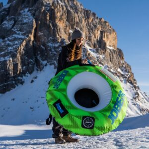 JOBE SNOWSLED TOWABLE 1P nafukovací sněžný kruh, zelený - Obrázek 7