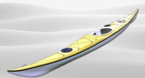 Kajak AQUA SYBB na moři TT-01 - 506x56x55cm - Obrázek 1