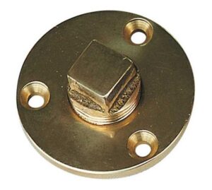 Vypouštěcí otvor se zátkou mosazný 26 mm - Obrázek 1