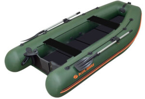 KOLIBRI KM-330 DL nafukovací člun s pevnou skládací podlahou - zelený - Obrázek 2