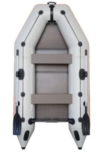 Kolibri KM-245 D nafukovací člun šedý, nafukovací kýl, pevná podlaha