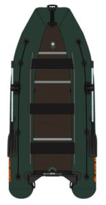 KOLIBRI KM-400 DSL, vyztužená dřevěná podlaha - zelená