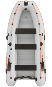 KOLIBRI KM-450 DSL, vyztužená hliníková podlaha - šedý