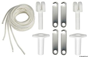 Bimini Depth 4-ramenné hliníkové bimini bílé - šířka 190/200 cm, průměr trouby Ø 22 mm - Obrázek 5