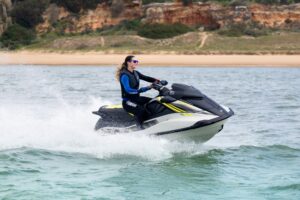 YAMAHA GP HO vodní skútr, světle šedá se zeleným odstínem - Obrázek 3