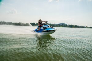 YAMAHA JetBlaster DLX 2026 vodní skútr, azurově modrý a bílý - Obrázek 8