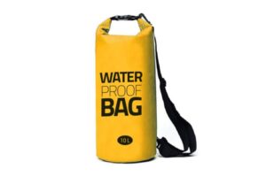 Voděodolný vak / taška 10 l – žlutý - Obrázek 1