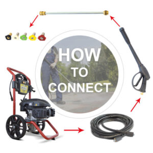 Sada: tlaková pistole, nástavec, trysky a hadice - Obrázek 12