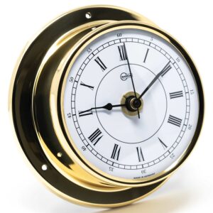 BARIGO TEMPO Quartzové hodiny Ø 88 x 25 mm - leštěná mosaz - Obrázek 1