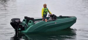 SEASTORM 12 HDPE Extra odolný plastový člun tmavě zelený – 366 cm - Obrázek 7