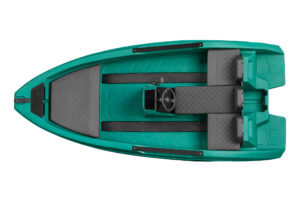 SEASTORM 12 HDPE Extra odolný plastový člun tmavě zelený – 366 cm - Obrázek 3