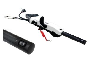 Páka řízení multifunkční k motoru Tohatsu MFS75/90/100/115A/140AW bílá - Obrázek 1