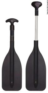 Mini teleskopické pádlo 70-120 cm - černé