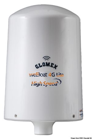 GLOMEX weBBoat® 4G Lite High Speed ​​anténa - Obrázek 1