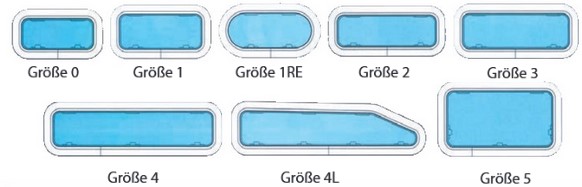 Lewmar Standard okno