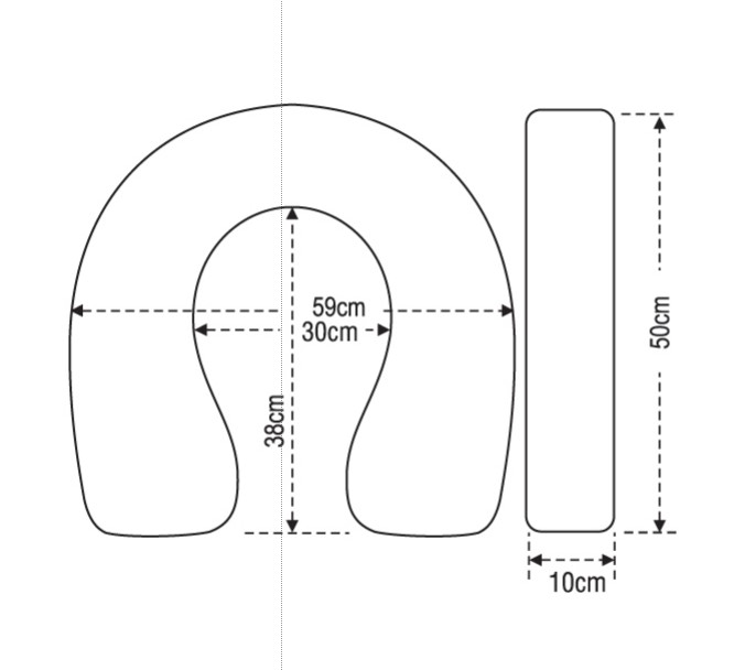 Schéma záchranné podkovy QUICK RD