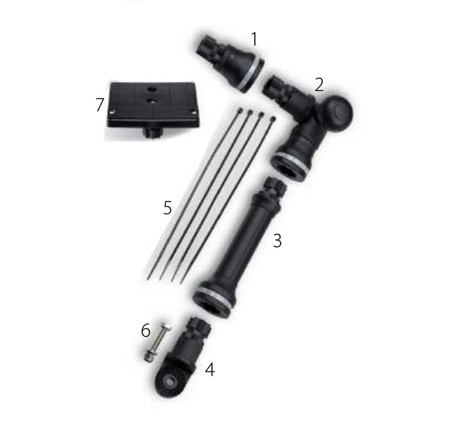 Komponenty RAILBLAZA Držáku sonaru a sondy